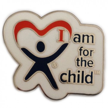 I am for the child lapel pins