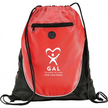 GAL Cinch Backpack #2 with earbud port  BLUE OUT OF STOCK UNTIL JULY 20, 2023