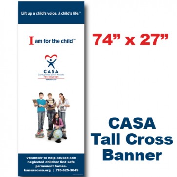Middle School Kids Cross Banner  (74x27)