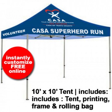 CASA Full Color Premium Aluminum Tent 10' x 10'