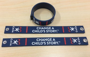 Change a Child's Story - SOFT PVC SNAP BRACELET 3D