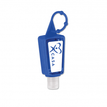 1 OZ Hand Sanitizer Gel With Adjustable Silicone Holder Case 