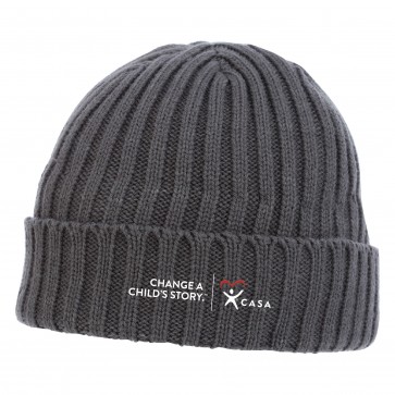 Embroidered Knit Winter Cap