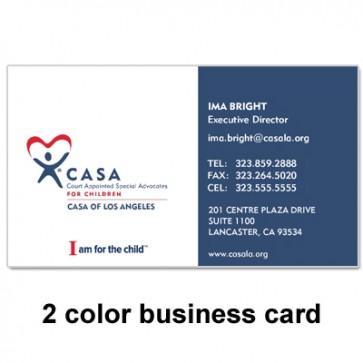 CASA Program Deluxe Card (14pt w/ PMS)