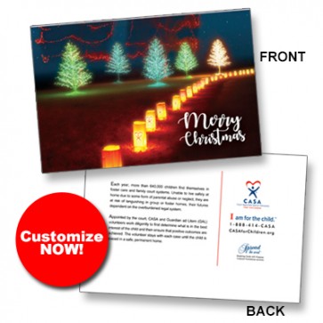 CUSTOM Perfect Holiday Lighted Trees Spread the Word TM