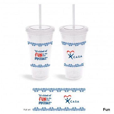22 oz. Liberty Tumbler Full Color Imprint