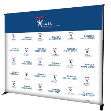 Event Step & Repeat Banner (Back Drop Kit) - CASA