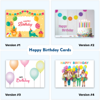 Custom Happy Birthday Greeting Cards With envelopes