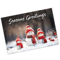 Custom Seasons Greeting Cards With envelopes