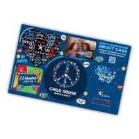 Medium Custom Vinyl Sticker Sheet – 5" x 8" (QR Code Customizable)