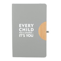 5.5" x 8.5" Kaya Recycled PU and Bamboo JournalBook
