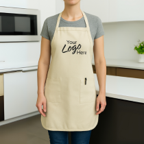 Full Length Apron with 2 Pockets -  30" X 22" 