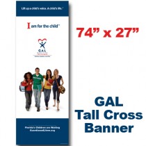 GAL Teens Cross Banner (74x27)