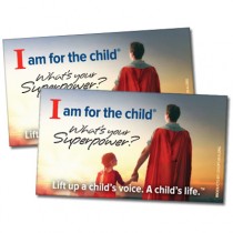 Super Hero CASA Business Card Magnet