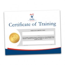 CASA Certificate of Training