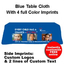 Tablecloth -  Every Child Has A Chance Slogan (CASA or GAL)