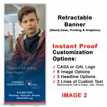 Change A Child’s Story ™ Retractable Banner