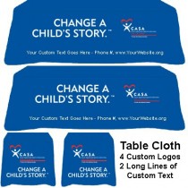 Throw Tablecloth - Change a Child's Story™ without kids images (CASA/Guardian ad Litem/GAL)
