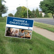 2 sided Yard Signs (Pack of 50) - Instock