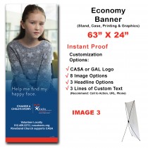 Change a Child's Story ™ Economy Banner (63 X 24)