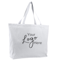 Canvas Jumbo Tote Bag 20" W x 15" H x 5" Gusset