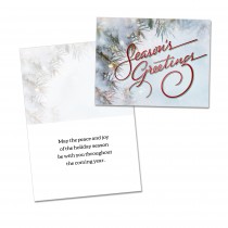 Seasons Greetings Holiday Card Spread the Word TM with Envelopes