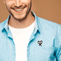 Silver Icon Lapel Pin