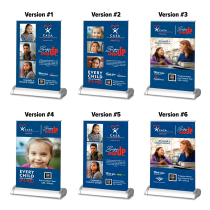 Table Top Retractable Banner - Sign Up Speak Up