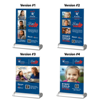 Table Top Retractable Banner - Sign Up Speak Up