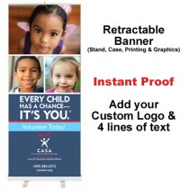3 Kids Retractable Banner (Every Child)