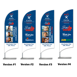 Sign Up Speak Up Feather Banner  