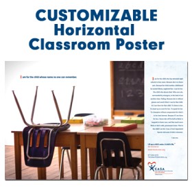 Customized Horizontal Poster (CASA - Classroom)