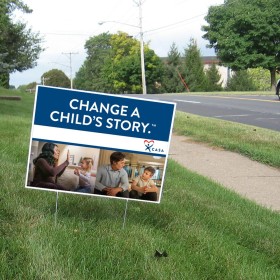 2 sided Yard Signs (Pack of 50) - Instock