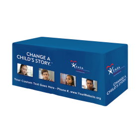 Fitted Tablecloth - Change a Child's Story - 128" x 86"