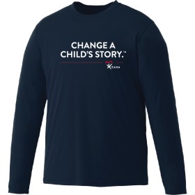 PRIMA Long sleeve Tech Tee -Change A Child's Story+CASA